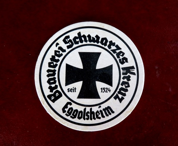 Bierdeckel Brauerei Schwarzes Kreuz Eggolsheim