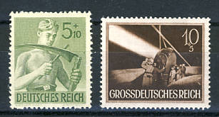 Deutsche Briefmarken 2. Weltkrieg