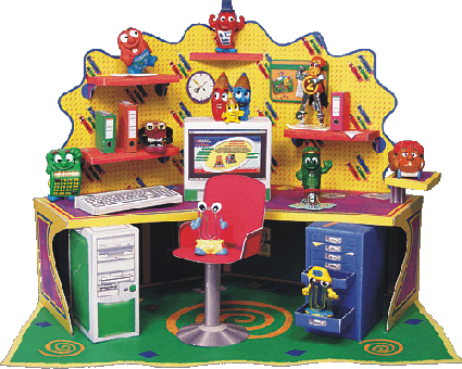 Diorama Die Desktop-Gang