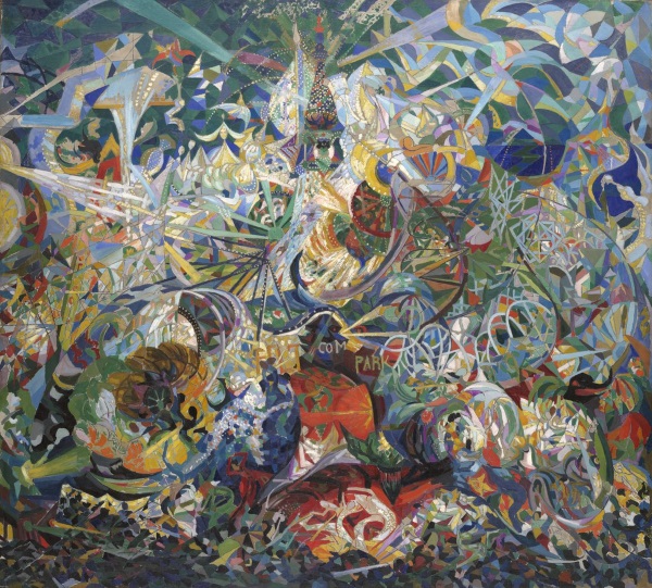 Joseph Stella, Schlacht der Lichter, 191314