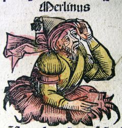 Merlin aus der Nrnberger Chronik von Hartmann Schedel von 1493