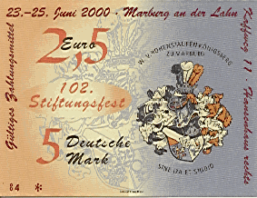 Marburg an.d. Lahn 2,5 EURO