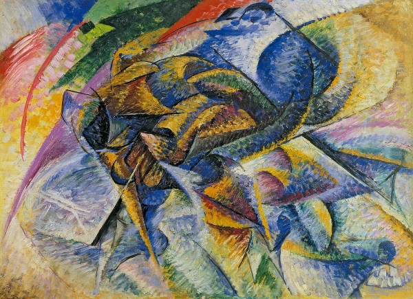 Umberto Boccioni, 1913, Dinamismo di un ciclista