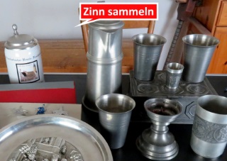 Zinn sammeln