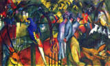 Zoologischer Garten - Gemlde von August Macke vom Jahr 1912