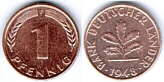 1 Pfennig von 1948
